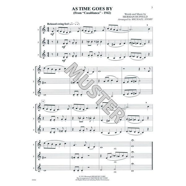 Alfred Music Publishing Movie Trios For All Trumpet