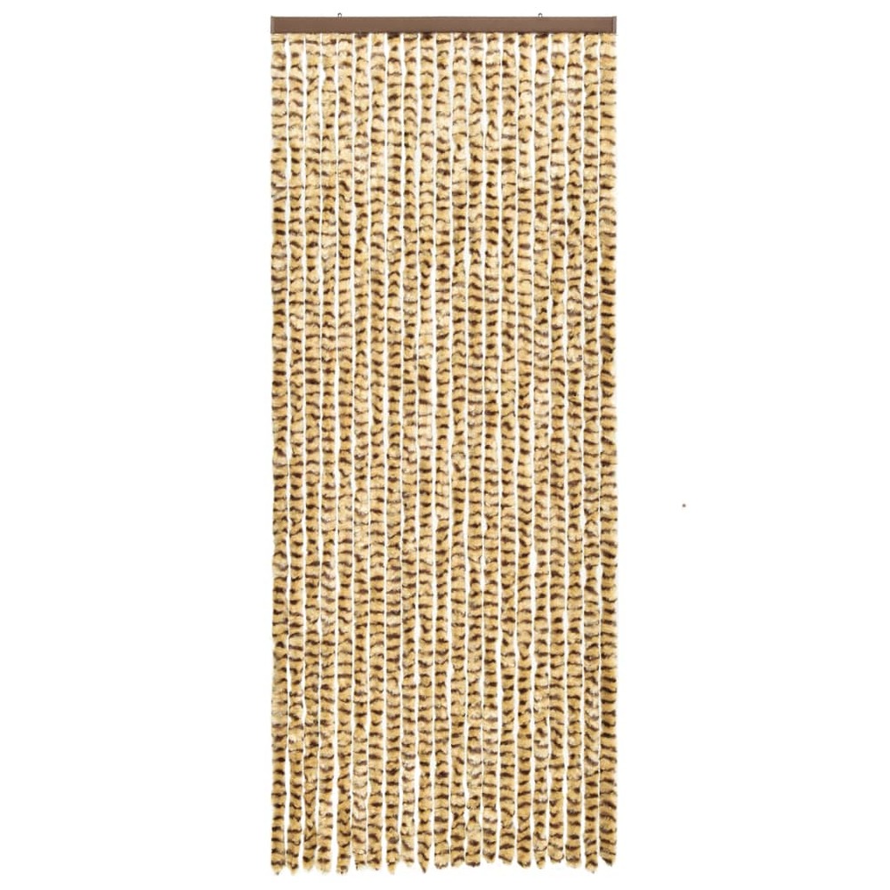 Moustiquaire beige et marron 56x185 cm chenille