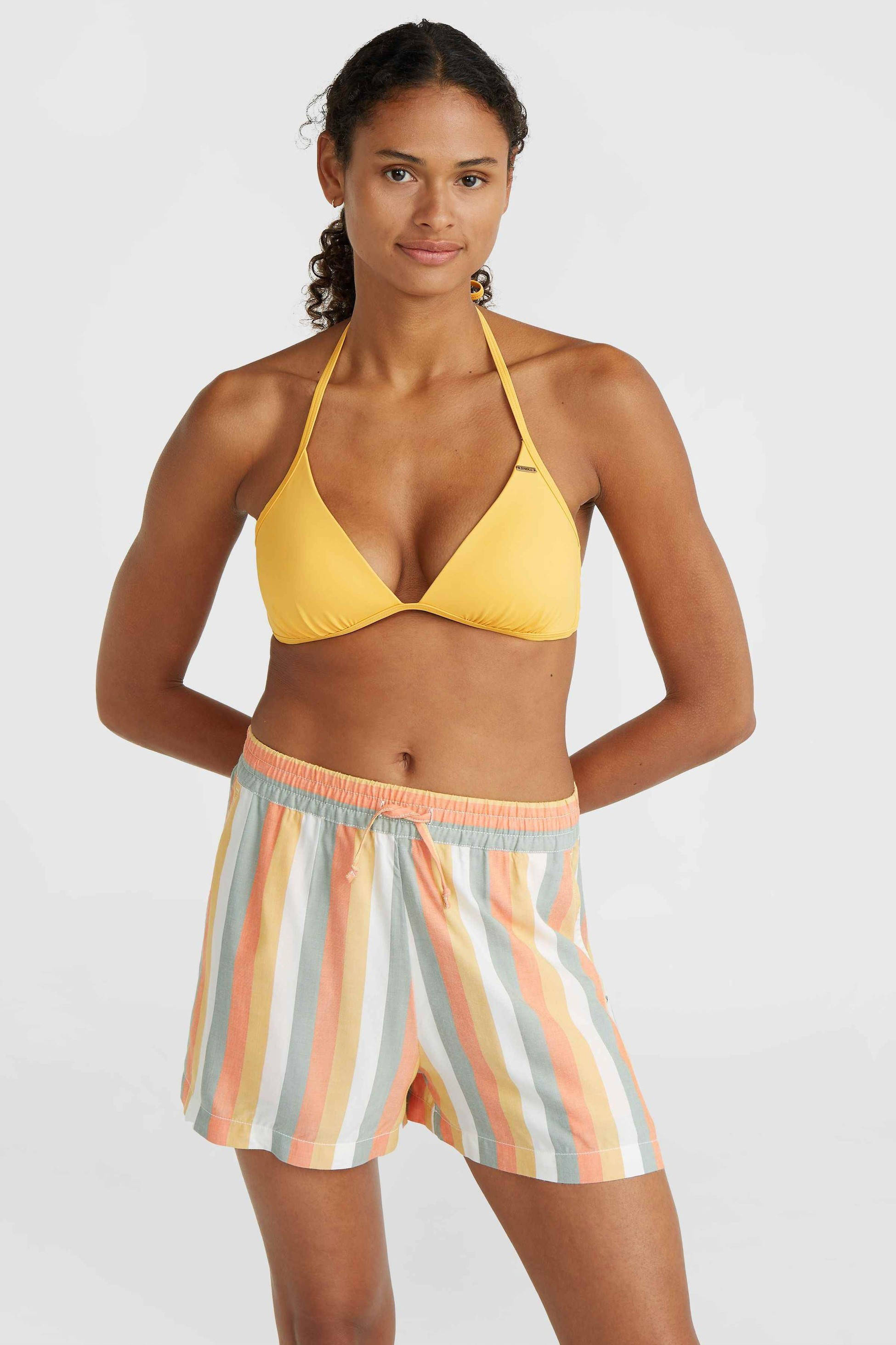 O'Neill voorgevormde triangel bikinitop geel
