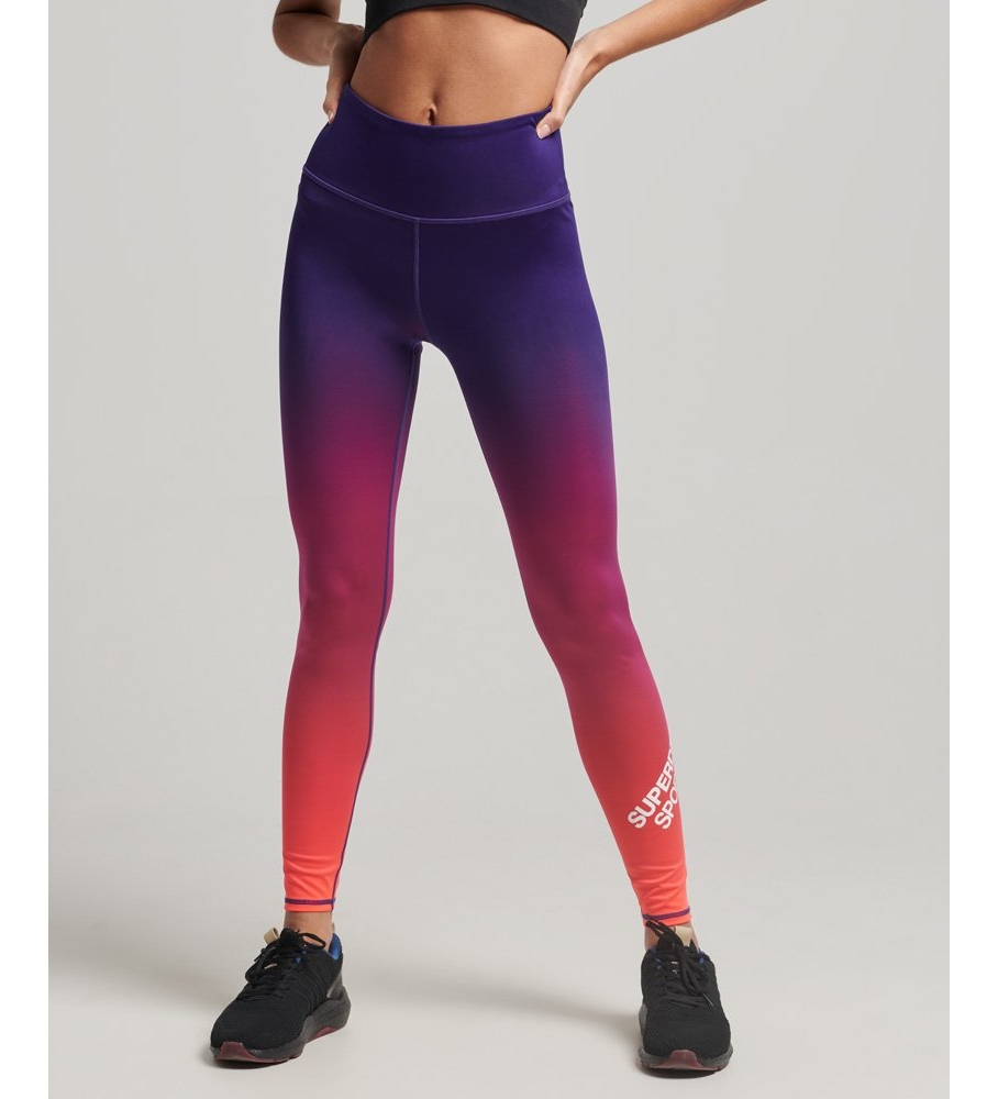 Leggings Superdry Essenciais para Treino lilás