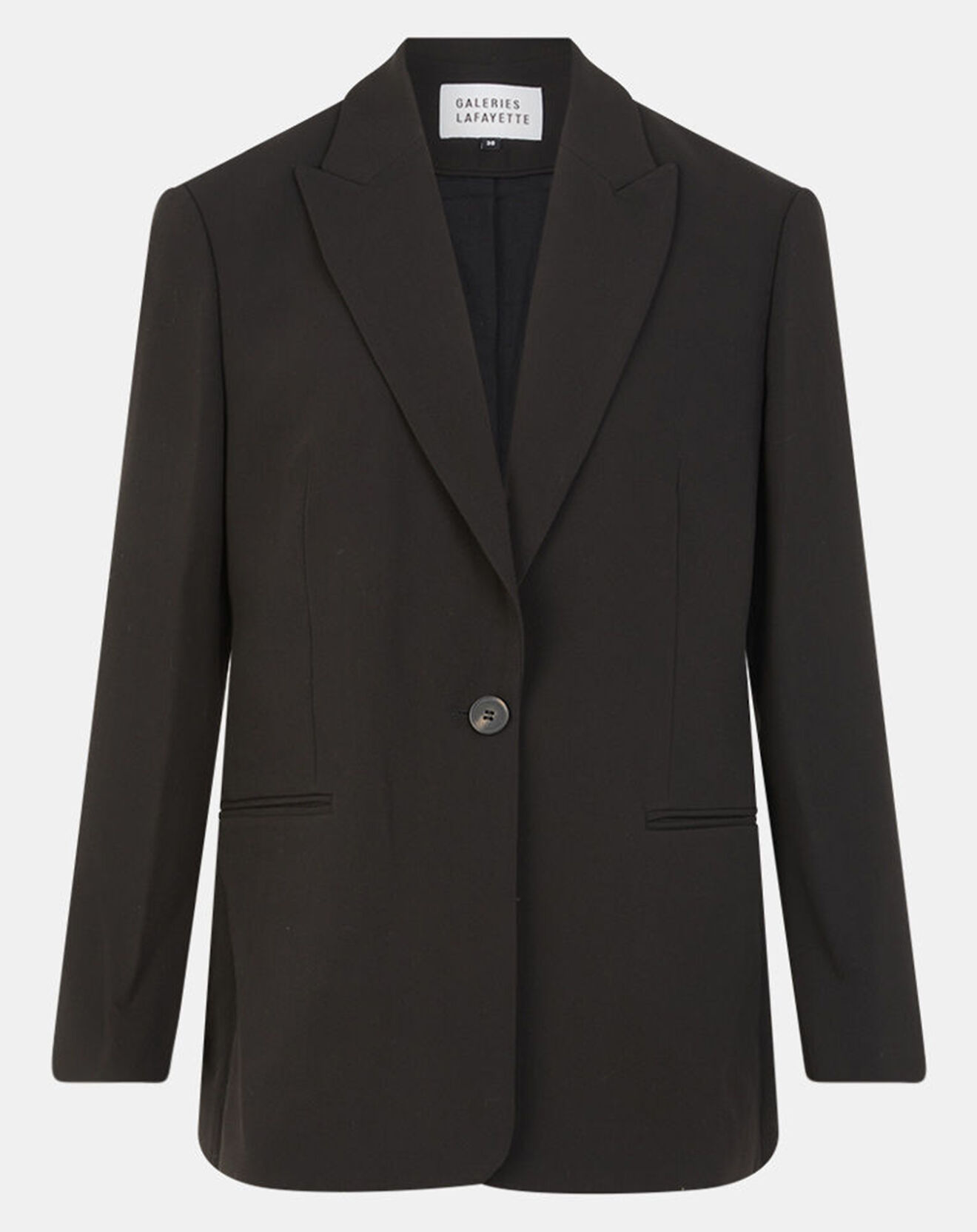 Galeries Lafayette Veste blazer cintrée Paul noire