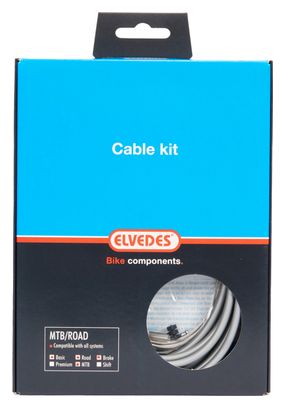 Kit Complet Freinage / Câbles et Gaines / Basic Elvedes Argent