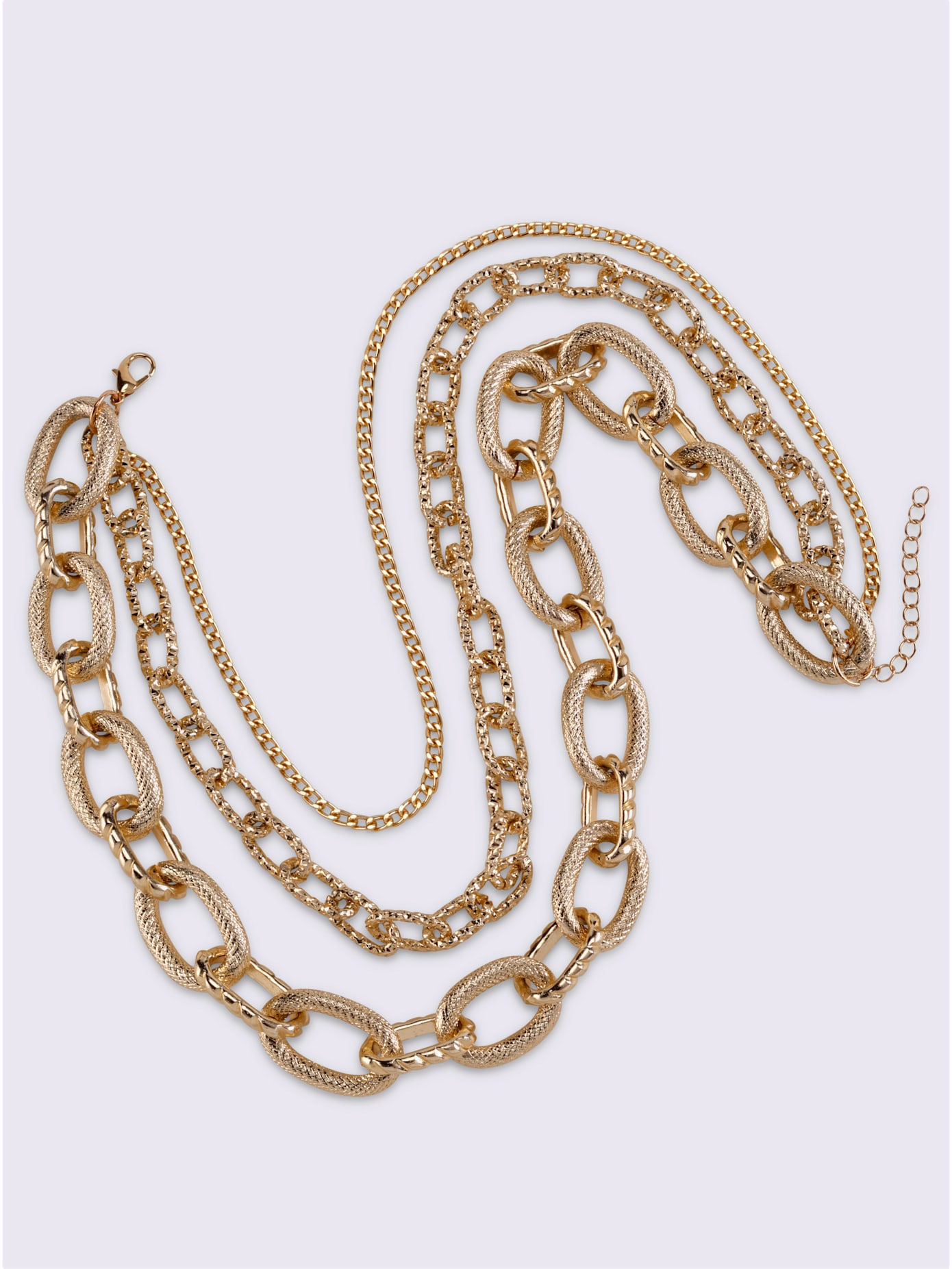 Collier doré tendance