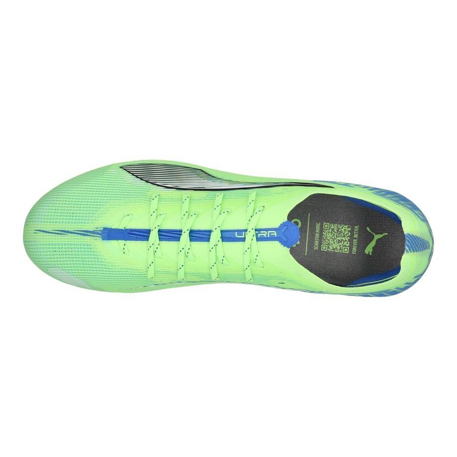 PUMA Ultra 5 Ultimate MG Lights Out - Fizzy Apple/Blanc/Bleu