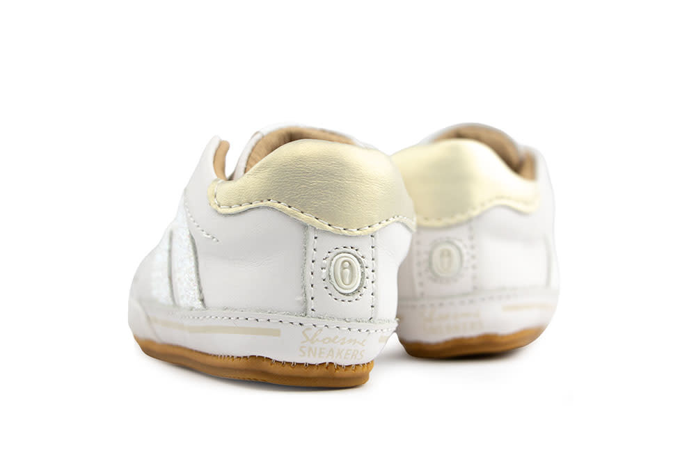 Shoesme Babyproof Sneaker White Gold
