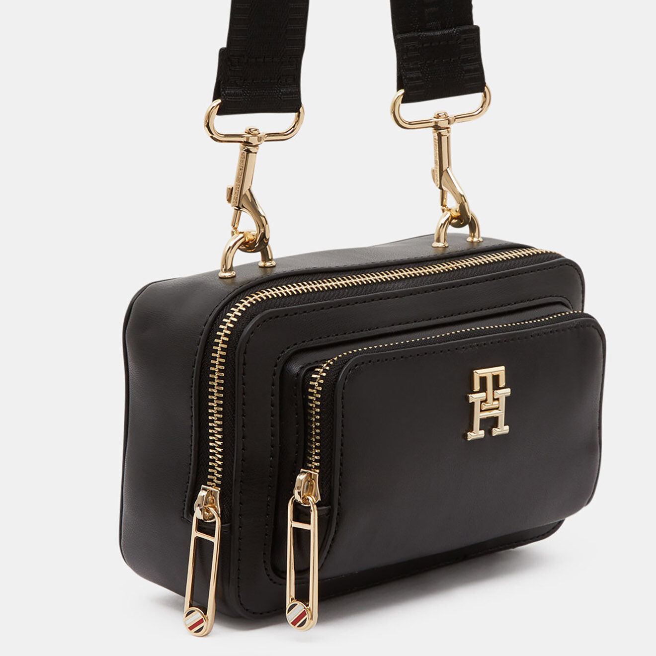 Tommy Hilfiger Sac bandoulière camera Iconic noir - 11x18,5x6 cm