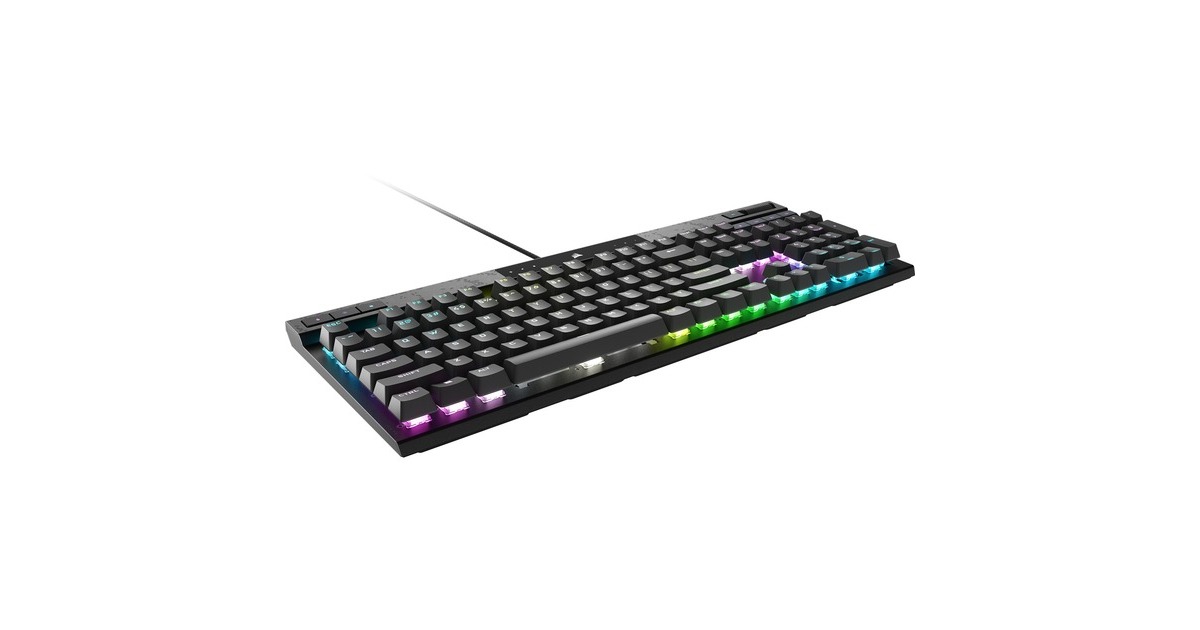 CorsairK70 MAX RGB, gaming toetsenbord  (Zwart, US lay-out, Corsair MGX, RGB leds, PBT double-shot)