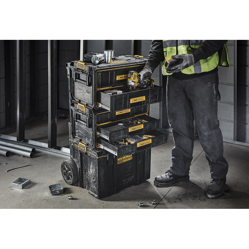 DeWALT ToughSystem 2.0 koffer met 3 lades 553x320x312mm