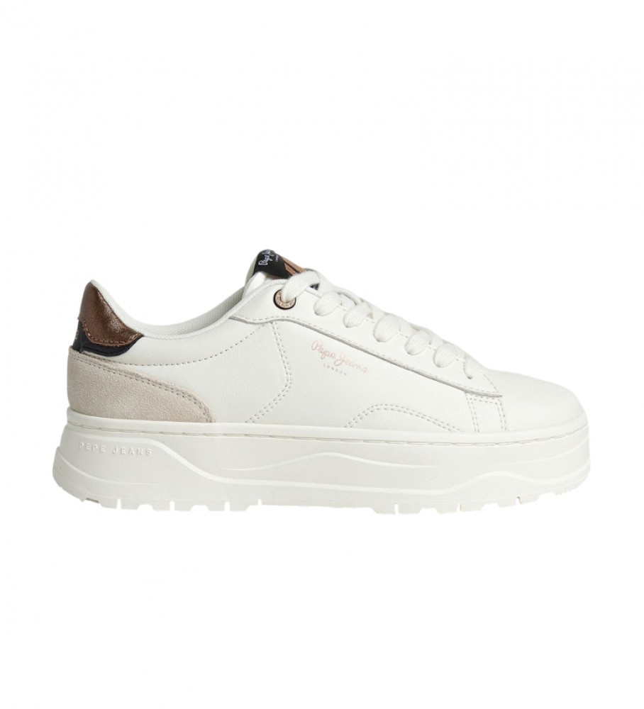 Tênis Pepe Jeans Kore Smart de couro branco