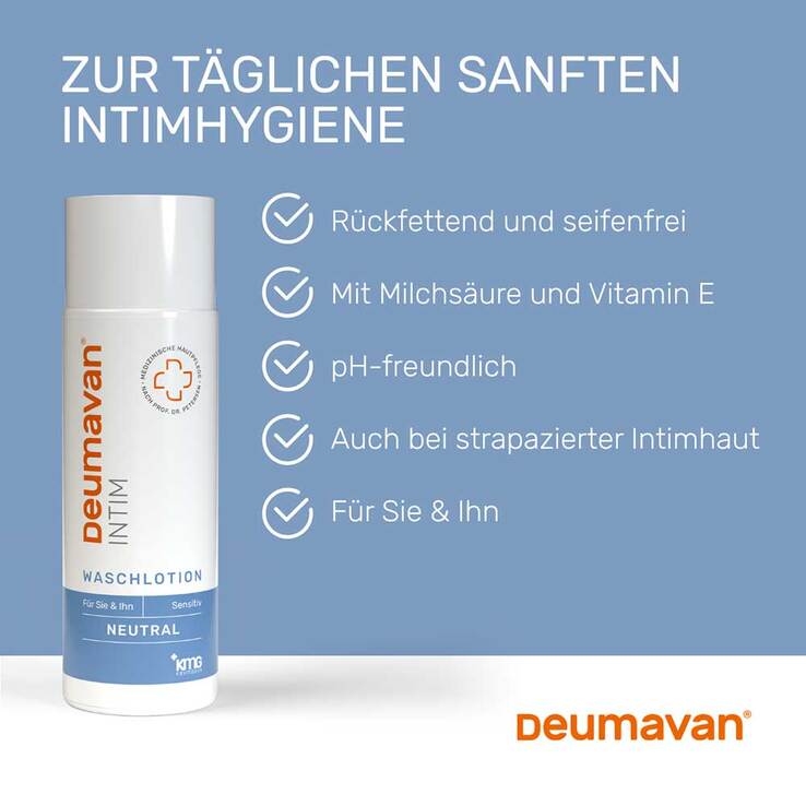 Deumavan Intim Waschlotion neutral, 200 ml