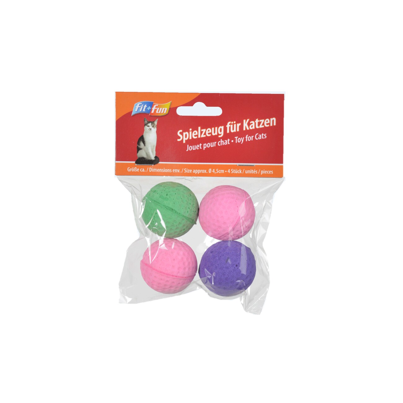 FIT+FUN Softbälle 4er-Pack