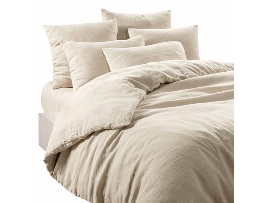 HAOMY - Drap plat VITI 270x290cm naturel