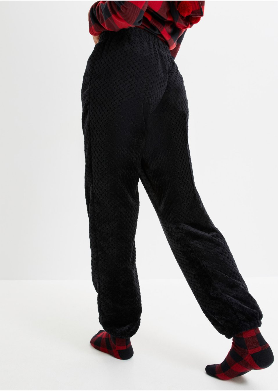 Pantalon de pyjama en polaire douce avec intérieur douillet