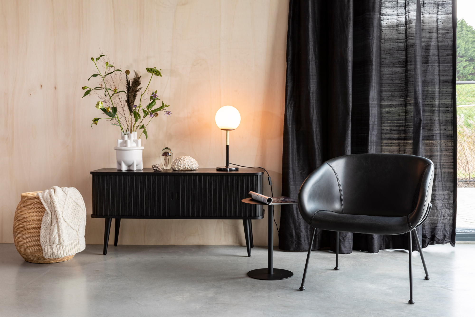Dressoir Barbier zwart