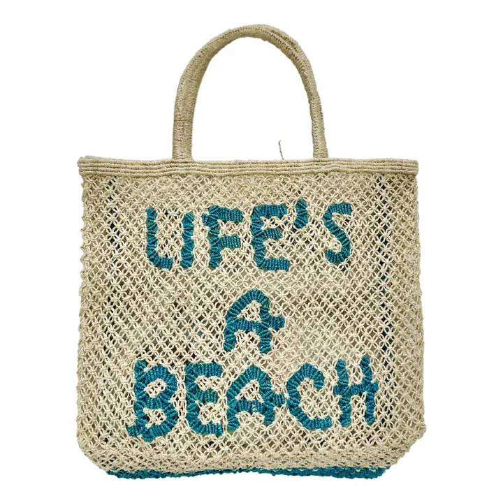 The Jacksons Panier Large Life's a Beach | Turquoise
