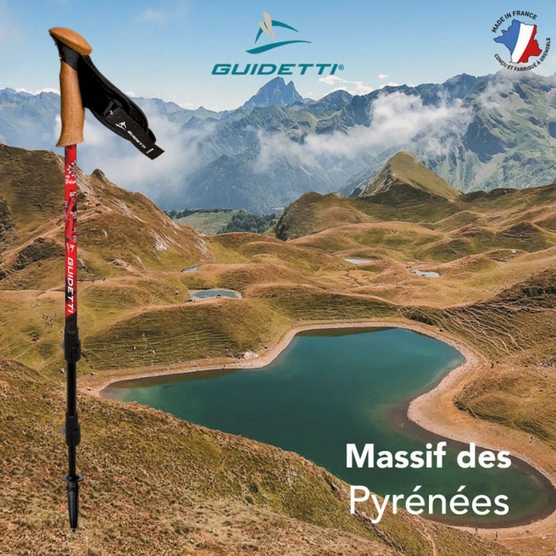 Massif des Pyrénées - Bâtons randonnée