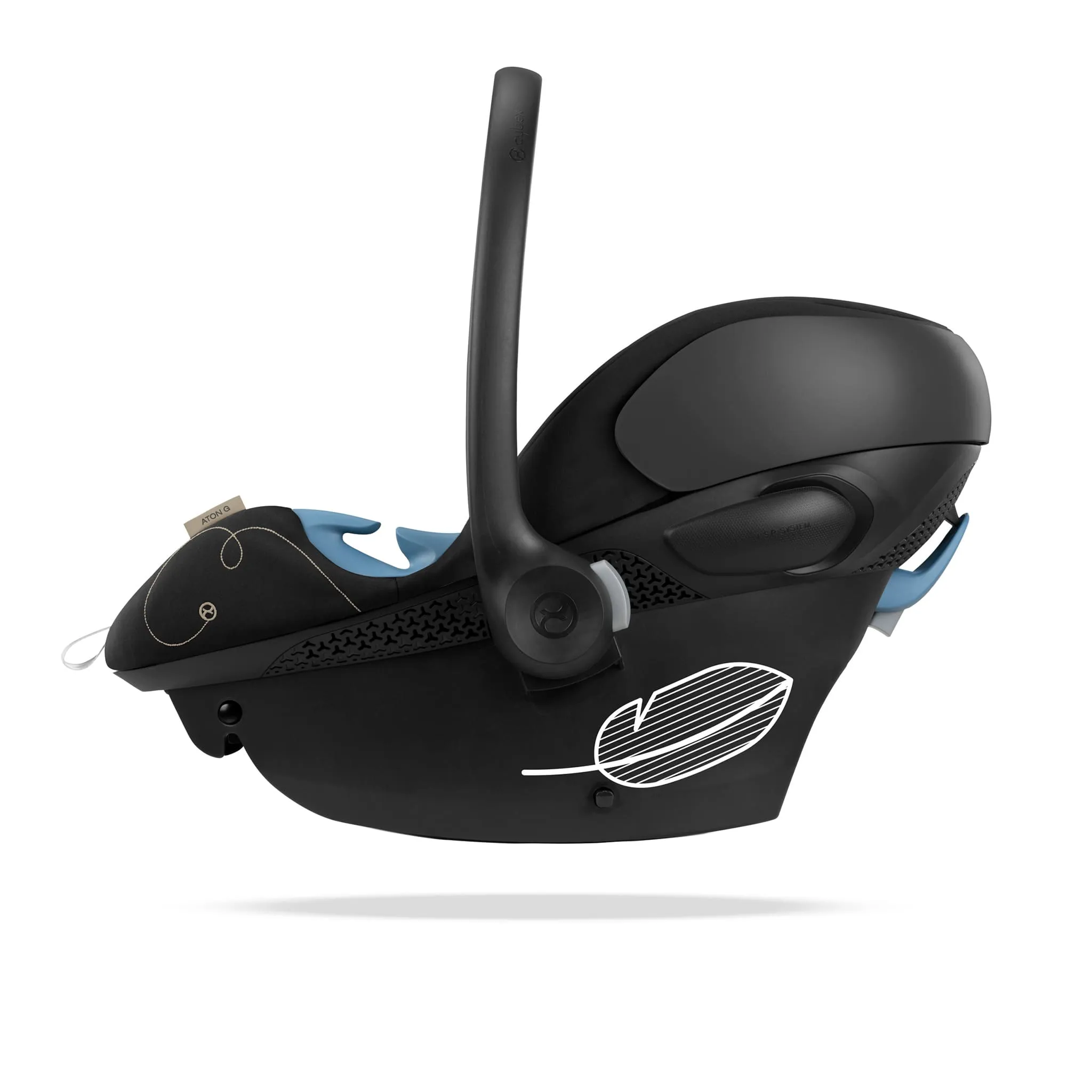 Cybex Siège d'Auto Aton G Swivel - Moon Black