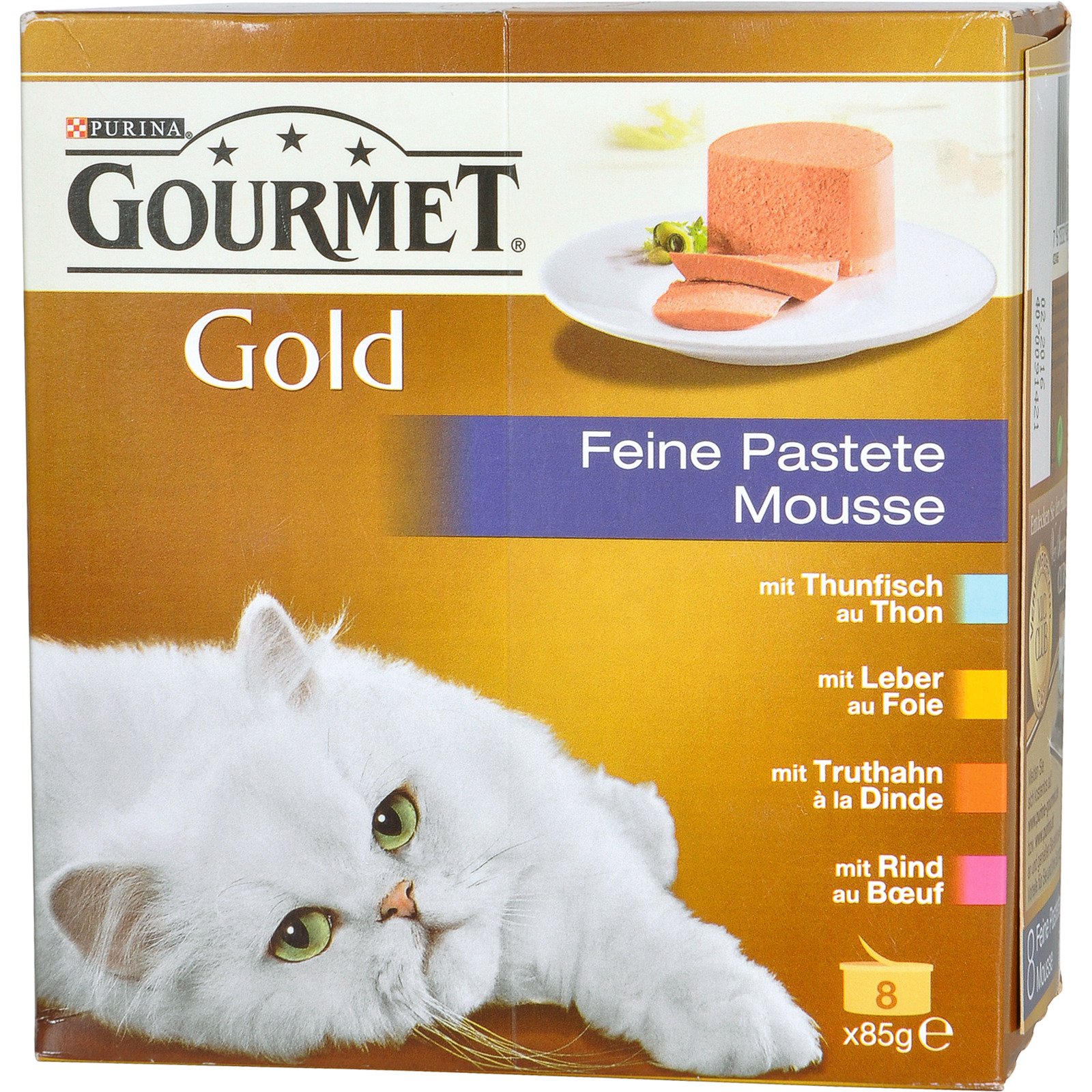 Gourmet Gold Feine Pastete Mousse 8x85g