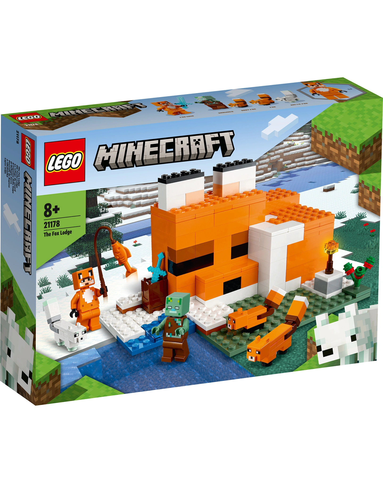 LEGO® Minecraft 21178 Die Fuchs-Lodge