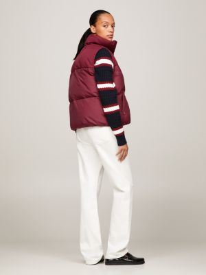 Colete puffer de nylon reciclado estilo Nova York