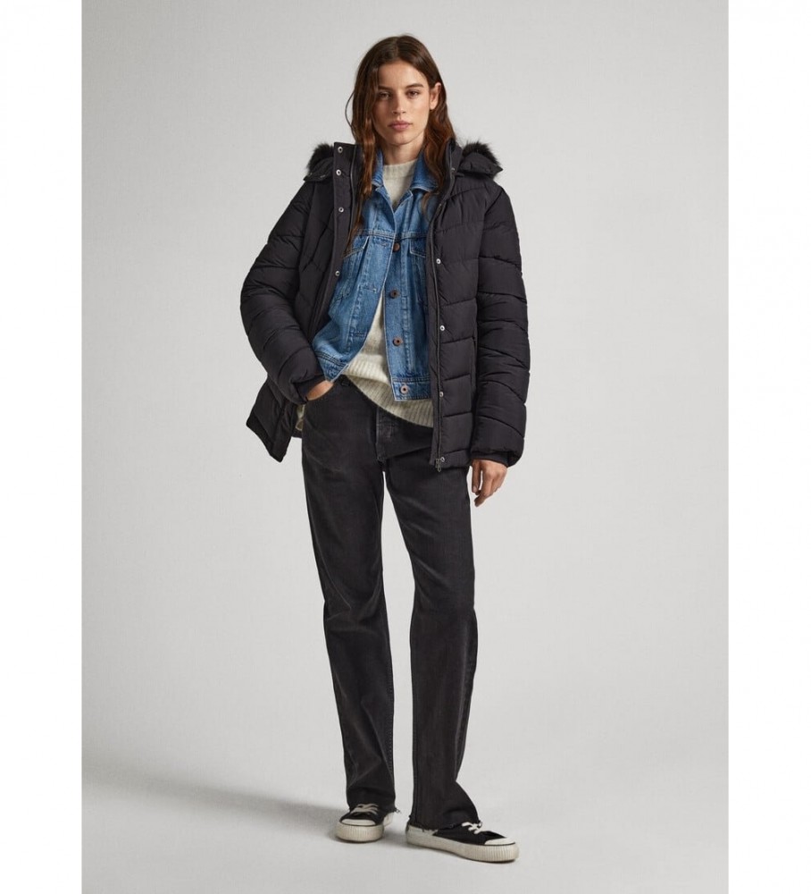 Jaqueta curta Pepe Jeans Mera preta
