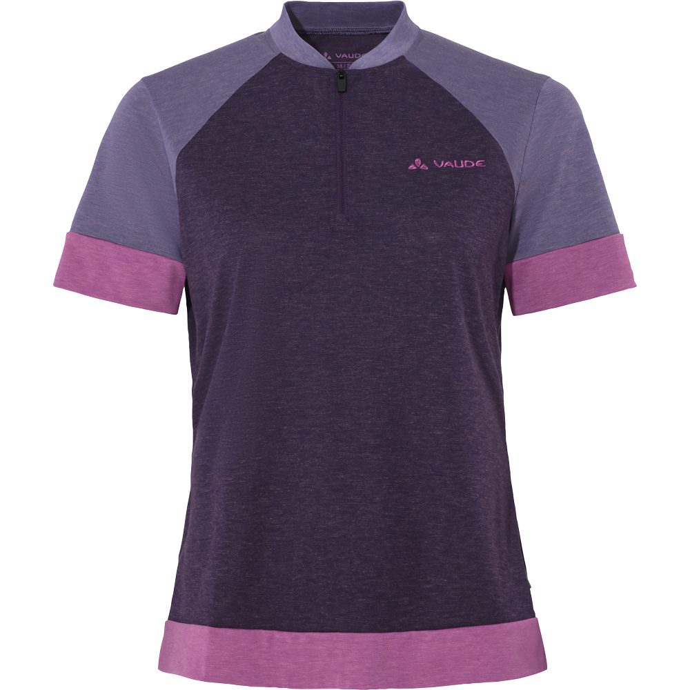 VAUDE Altissimo Q-Zip Radtrikot Damen eggplant