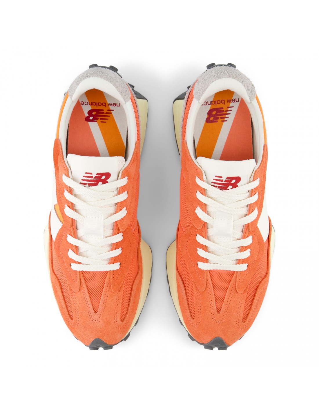 new balance Sneakers Femme 327 Orange Daim
