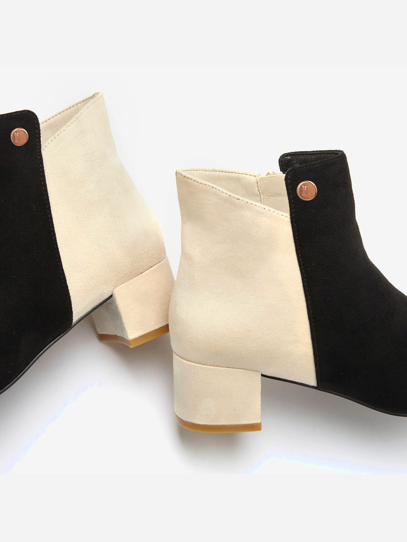 Bottines talon bottier confortable d'env. 4,5 cm