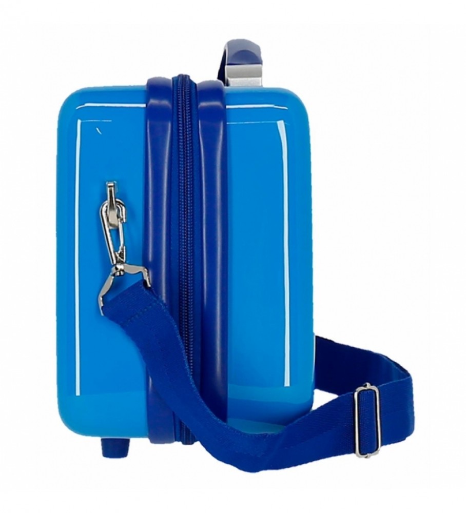 Bolsa Joumma Neceser ABS Patrulha Canina So Fun Adaptável azul - 29x21x15cm -