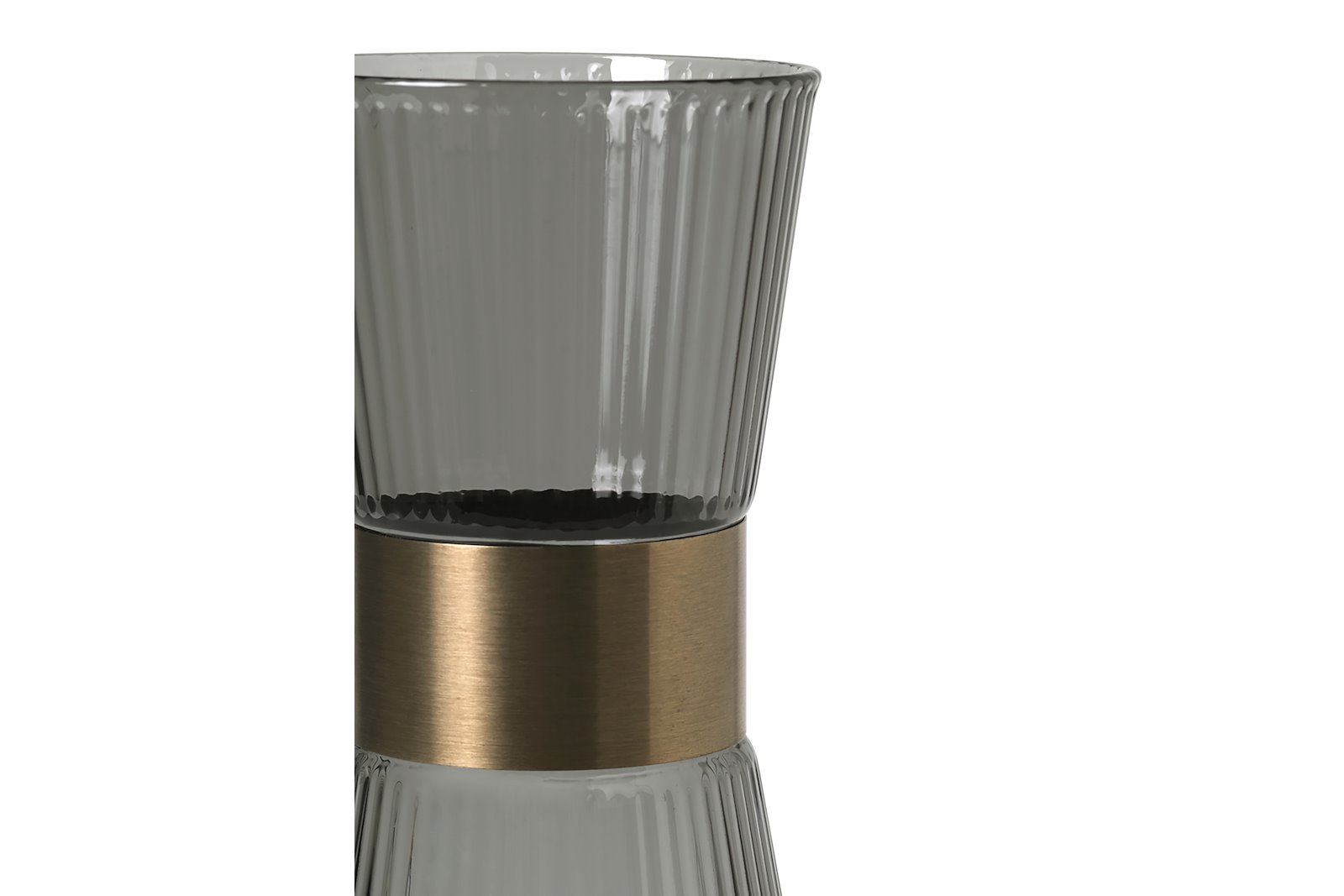 Grand Cru Nouveau karaffel Grått glass med rust detalje. 1 liter