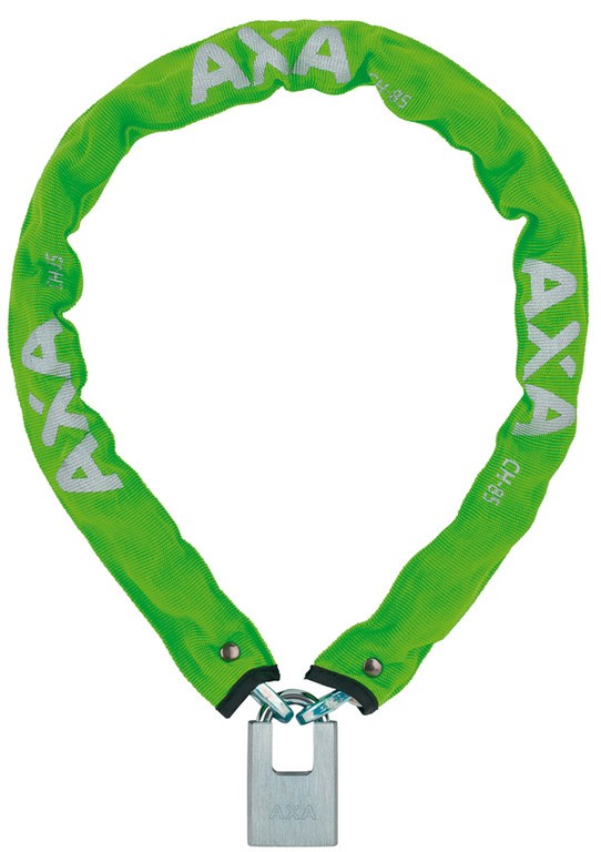 AXA clinch stærk kædelås 85 cm 6 mm grøn