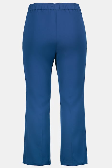 7/8-Bootcut-Hose, schmales Bein, ausgestellter Saum