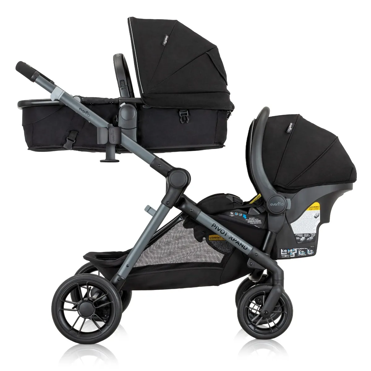 Evenflo Système de Voyage Pivot Xpand - Noir Ayrshire