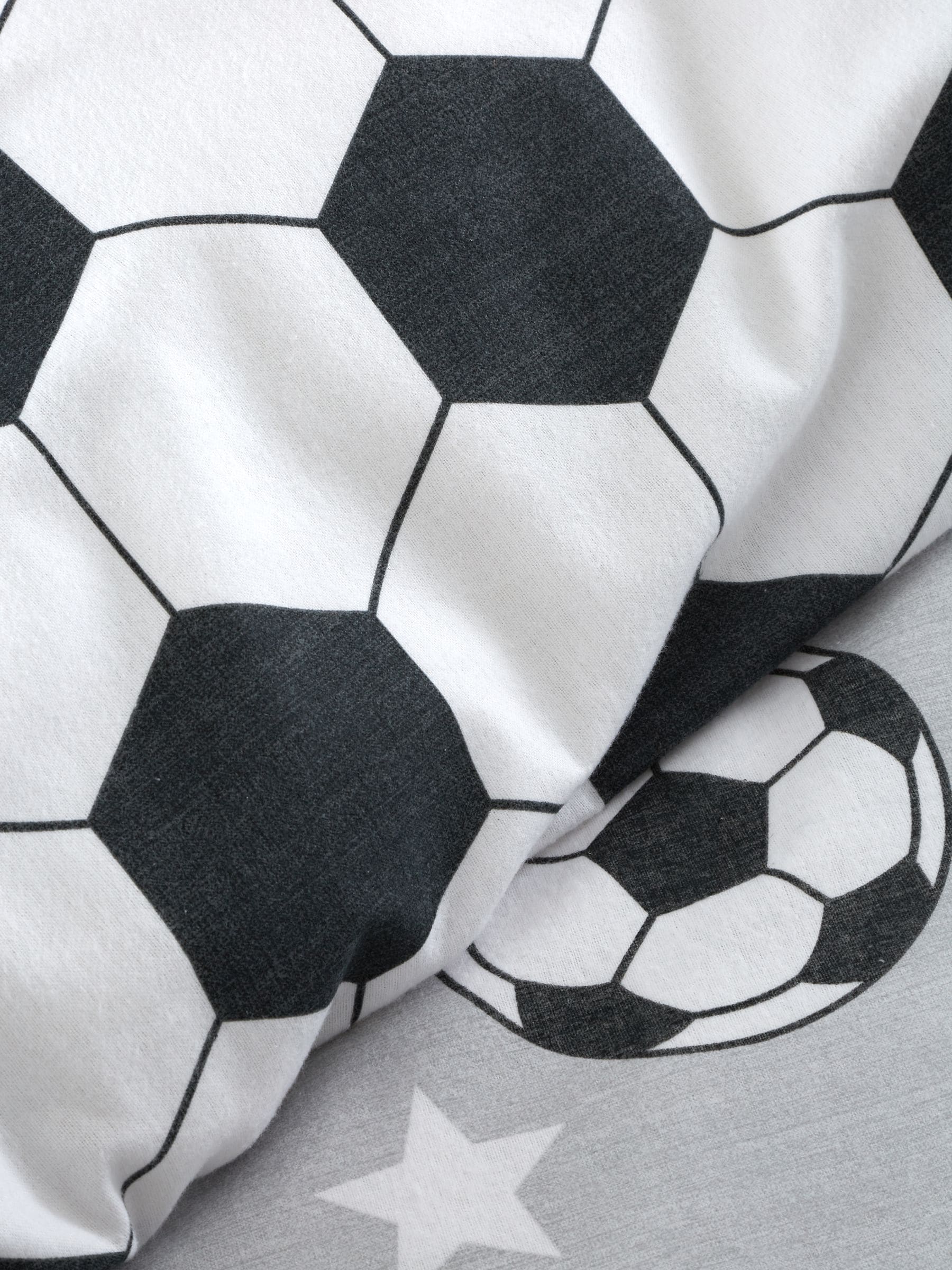 Catherine Lansfield Supersoft 100% geborstelde katoenen voetbal dekbedovertrekset