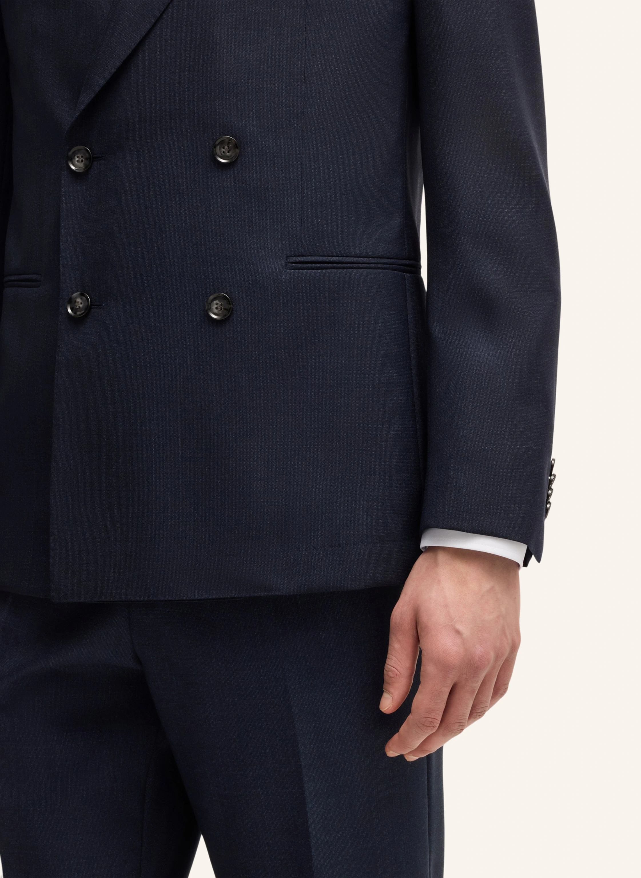 BOSS Business Anzug C-HUGE-2PCS-DB-252 Relaxed Fit