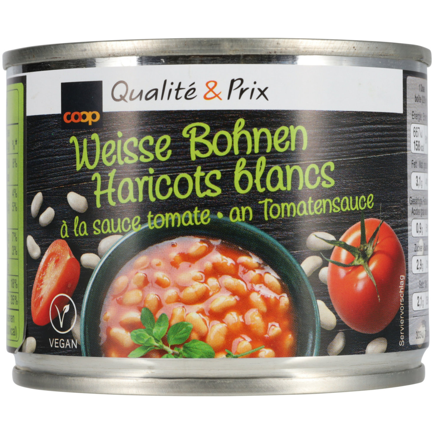 Weisse Bohnen an Tomatensauce