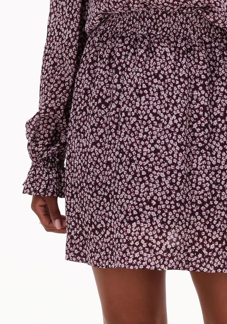 CATWALK JUNKIE cognac catwalk junkie minirok sk dawn flowers