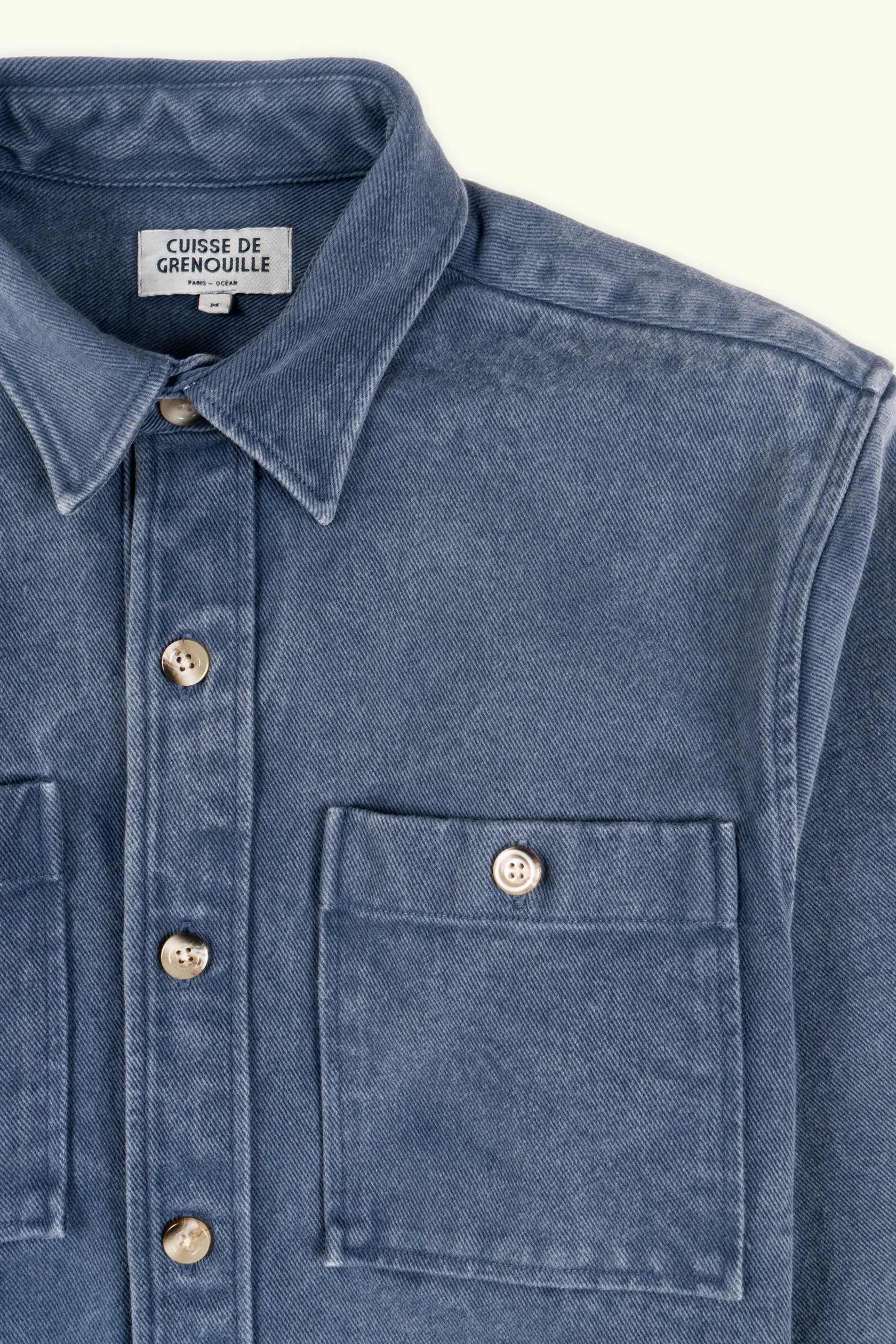 Surchemise twill | Bleu