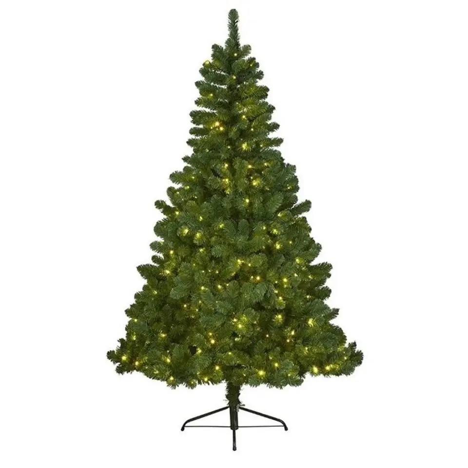 Everlands Kunst Kerstboom met verlichting - 210 cm