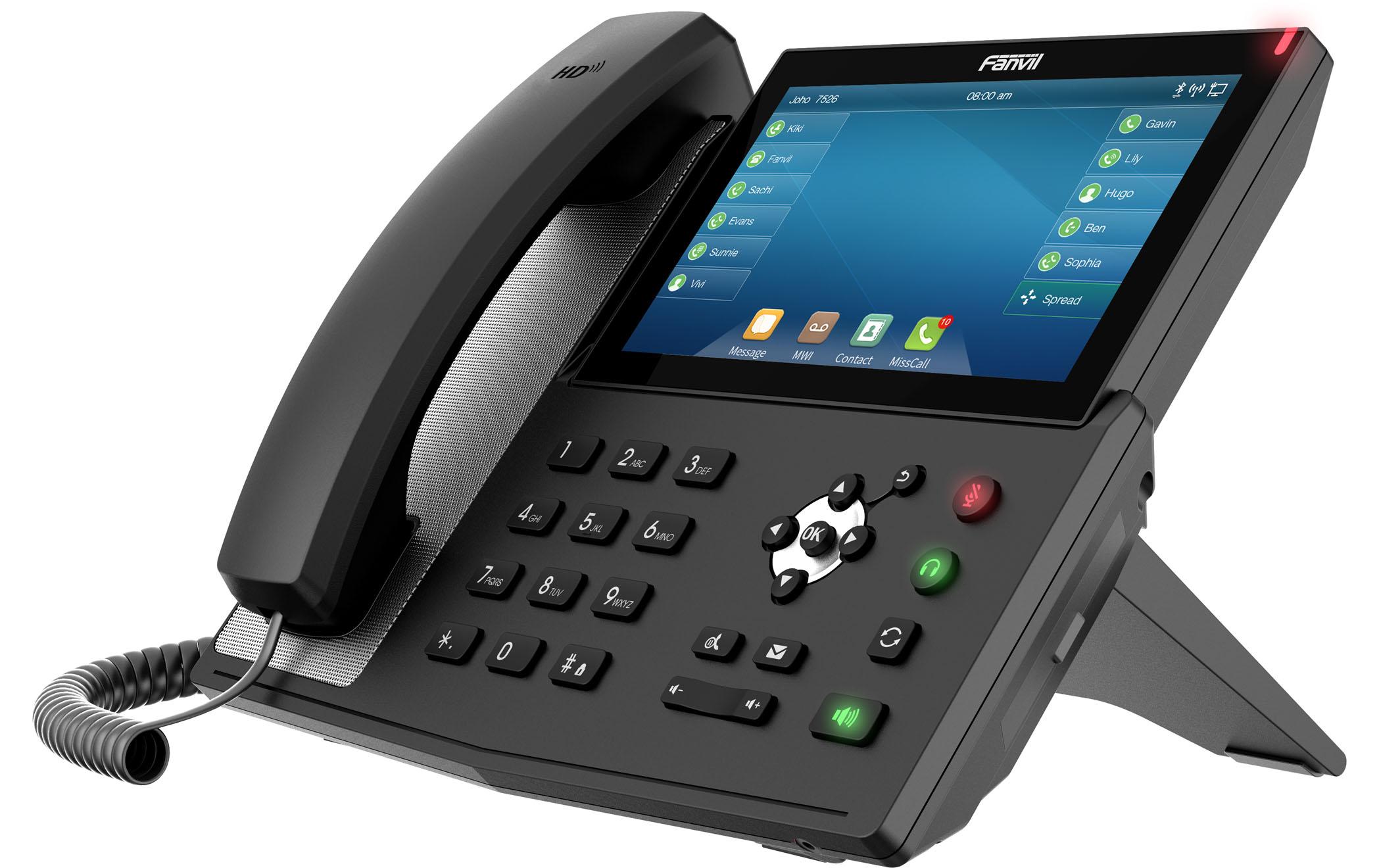 Tischtelefon X7 Schwarz<br>Fanvil X7 Touchscreen Enterprise IP-Telefon