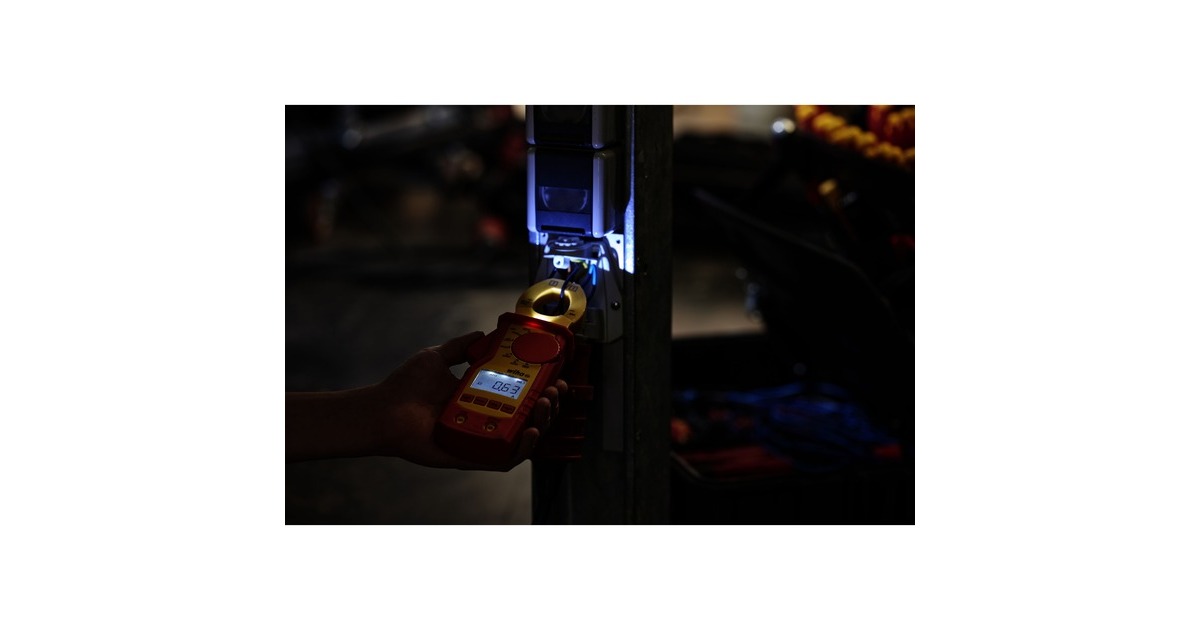 WihaStroomtang tot 1.000 V AC, CAT IV meetapparaat  (Rood/geel)