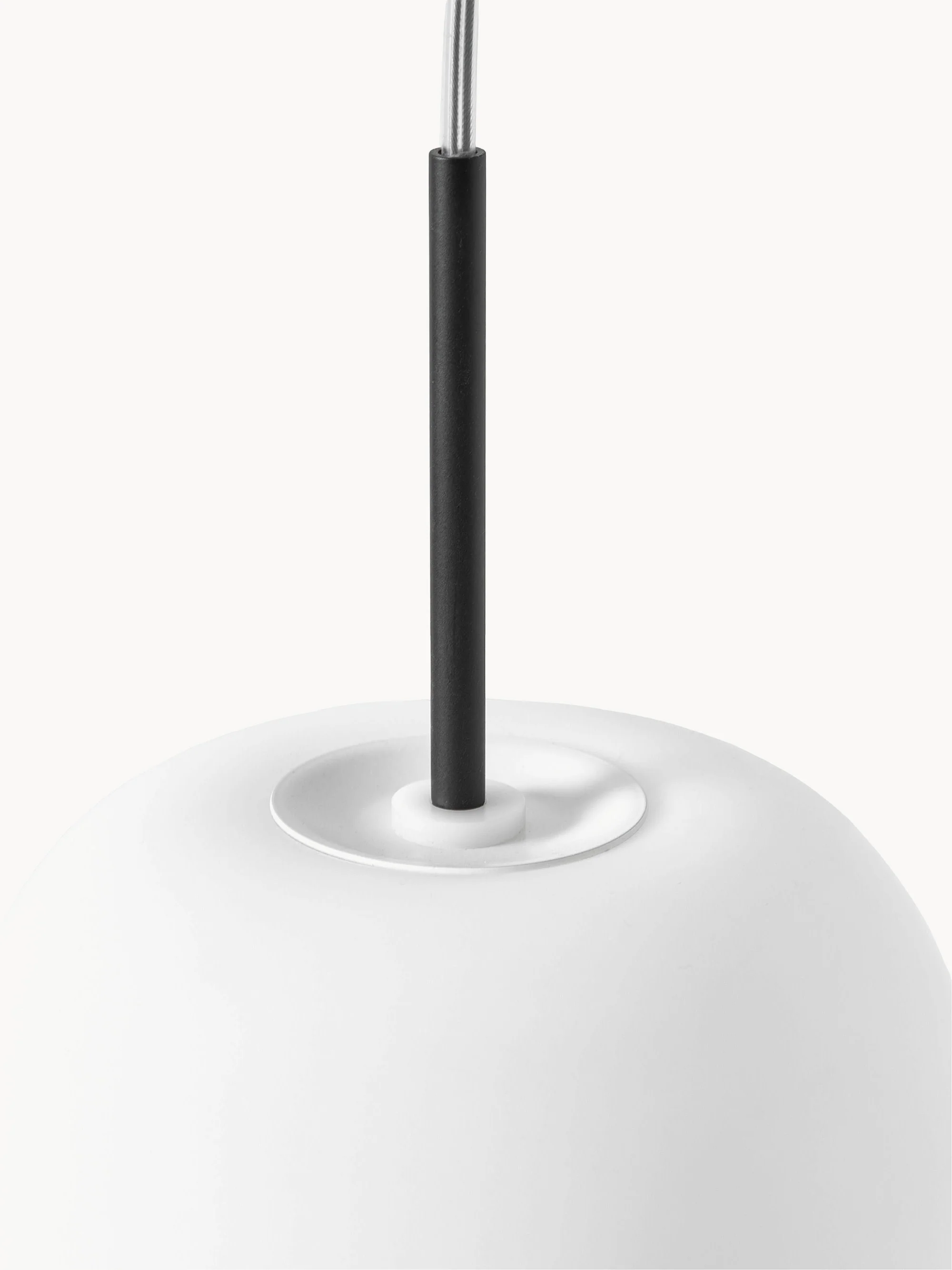 Mondgeblazen dimbare hanglamp Kushi