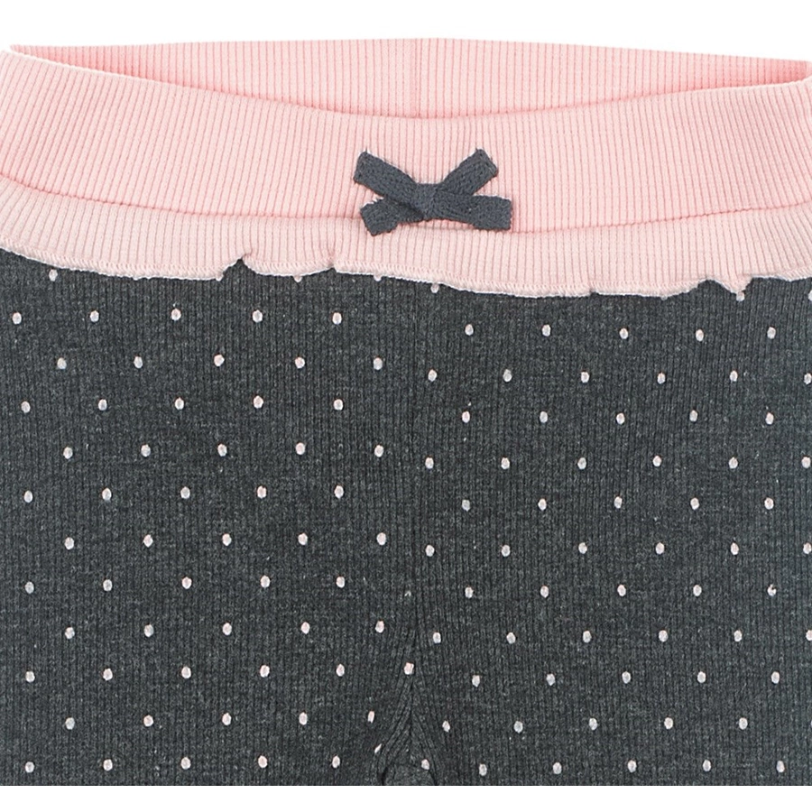 Feetje Hose AOP Dots anthrazit-melange