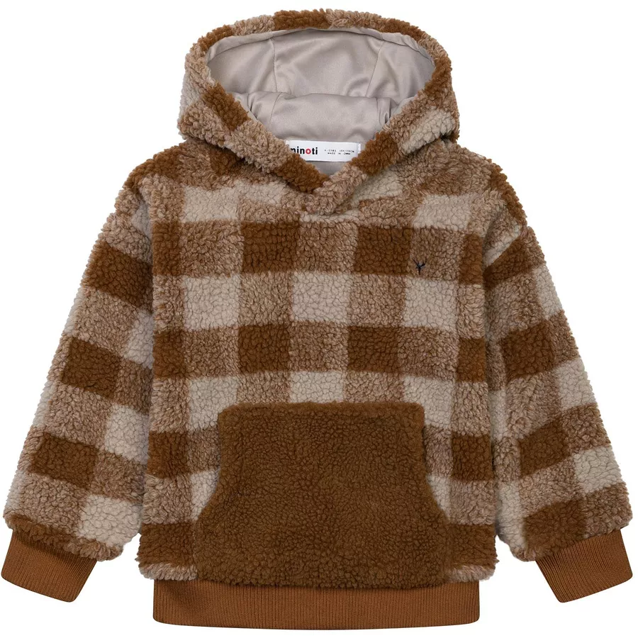MINOTI Teddyjacke BraunSteingrau