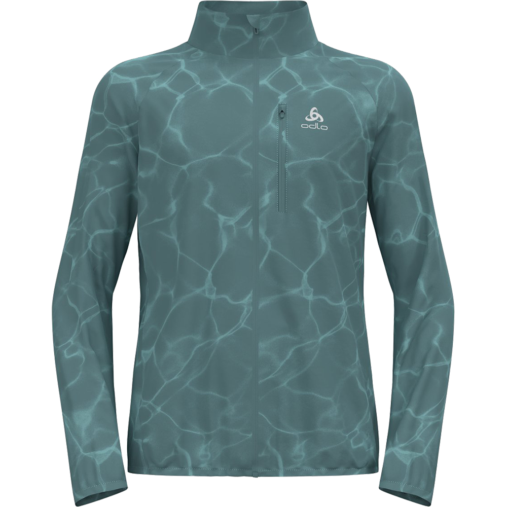 Odlo Zeroweight Print Laufjacke Herren arctic