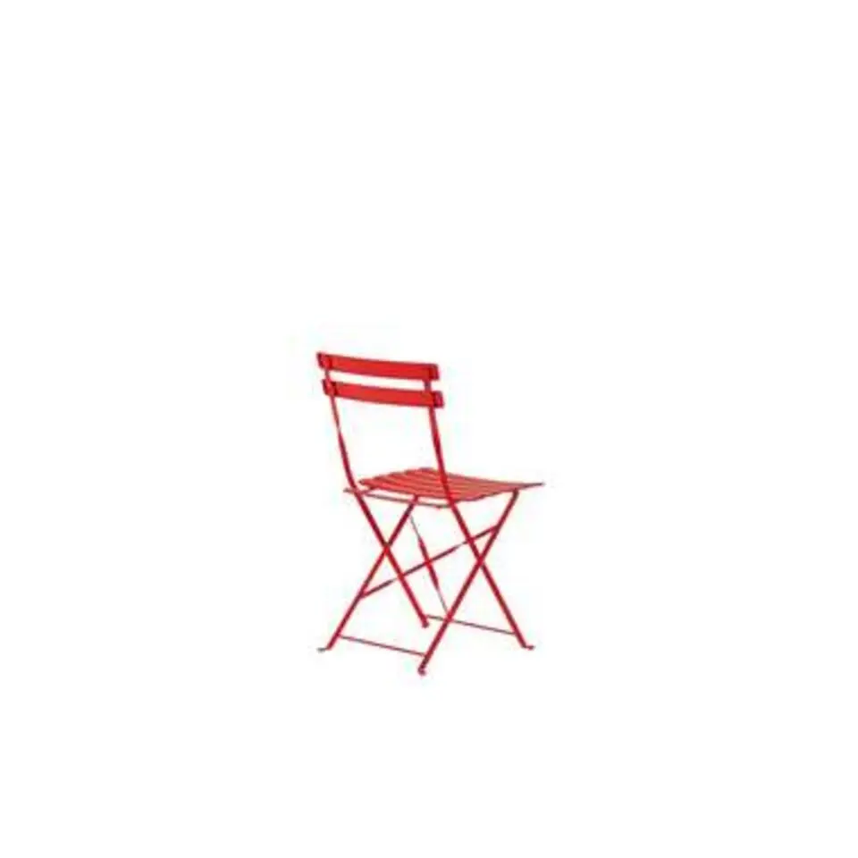 FIORI - Bistroset voor 2 - Rood - Staal