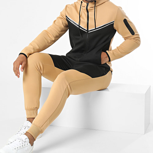 Ensemble De Survetement Camel Blanc