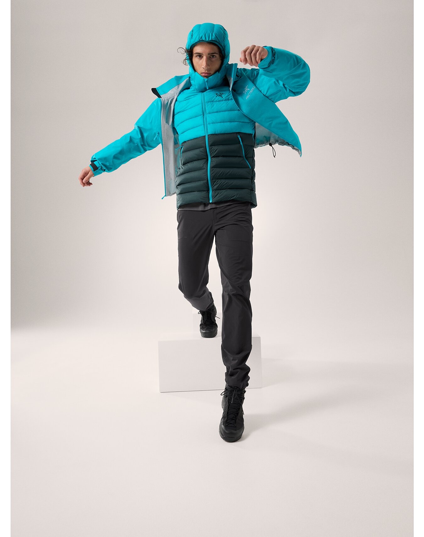 Cerium Hoody Herre Blue Tetra/Pytheas