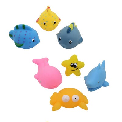 Rätt Start Badeleker Koralldyr & Fisker 7-pack