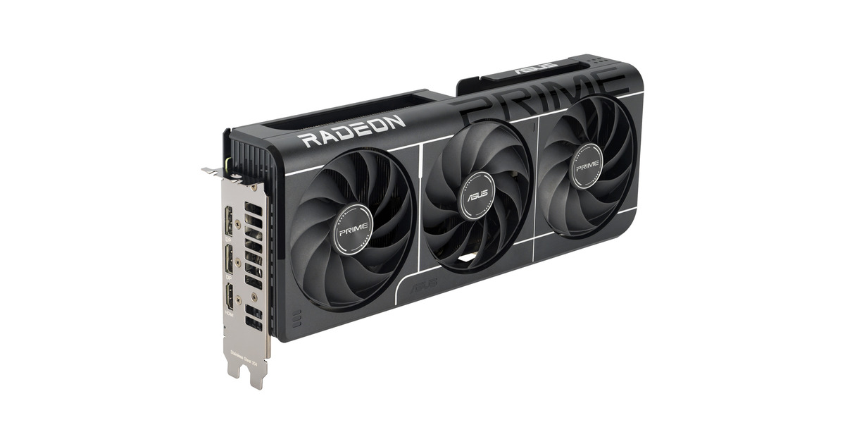 ASUSPRIME Radeon RX 9060 XT OC 16GB grafische kaart  (2x DisplayPort, 1x HDMI)